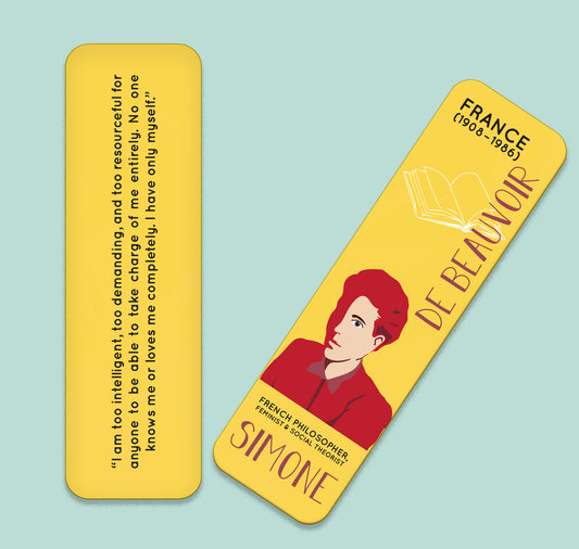 Simone de Beauvoir Bookmark