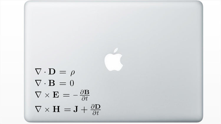 Maxwell's Equations Decal Sticker