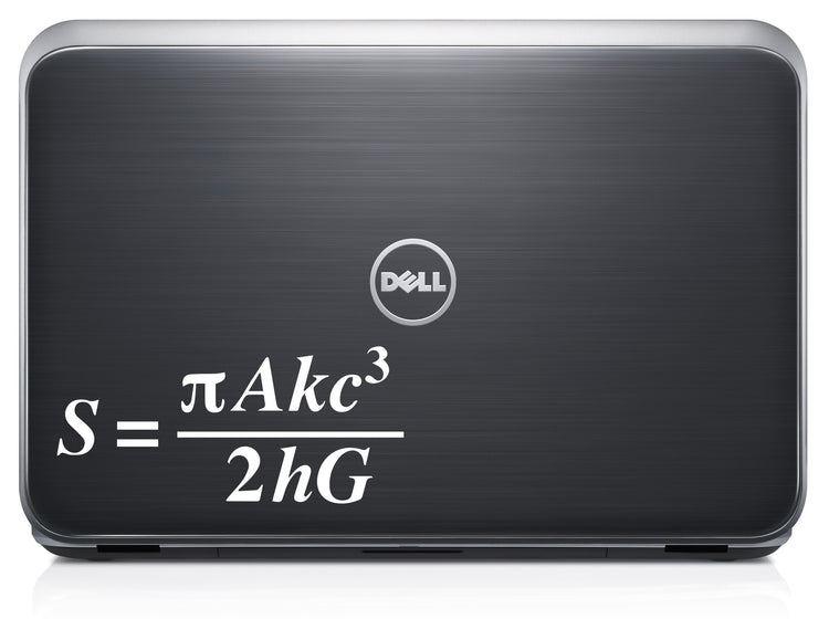 Bekenstein-Hawking Black Hole Thermodynamics Decal Sticker