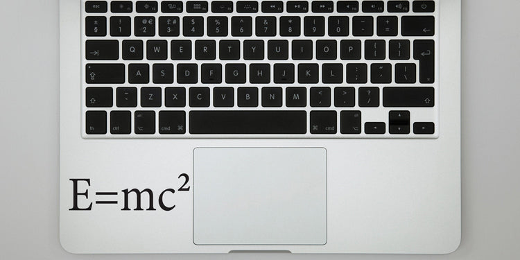 Einstein's Mass Energy Equivalence Equation Decal Sticker
