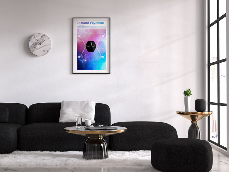 Richard Feynman Scientist Poster