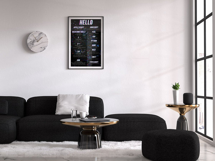 Hello World! Computer Science Poster
