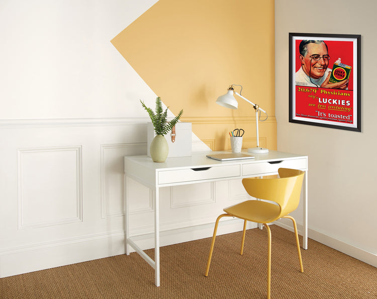 Lucky Strike Physician Vintage Ad Poster