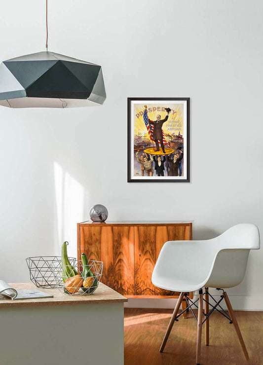 McKinley Prosperity Campaign Vintage Ad Poster