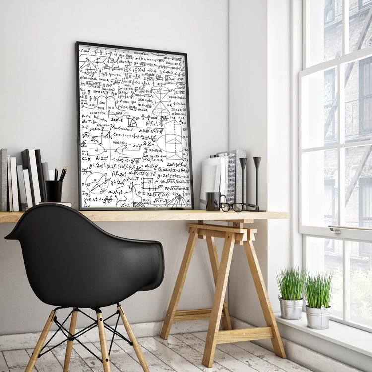 Physics Equations Poster