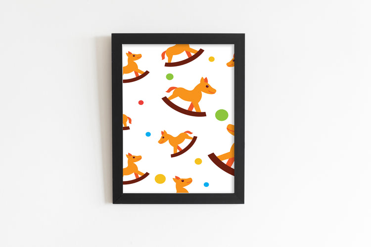 Riding Horse Art Print