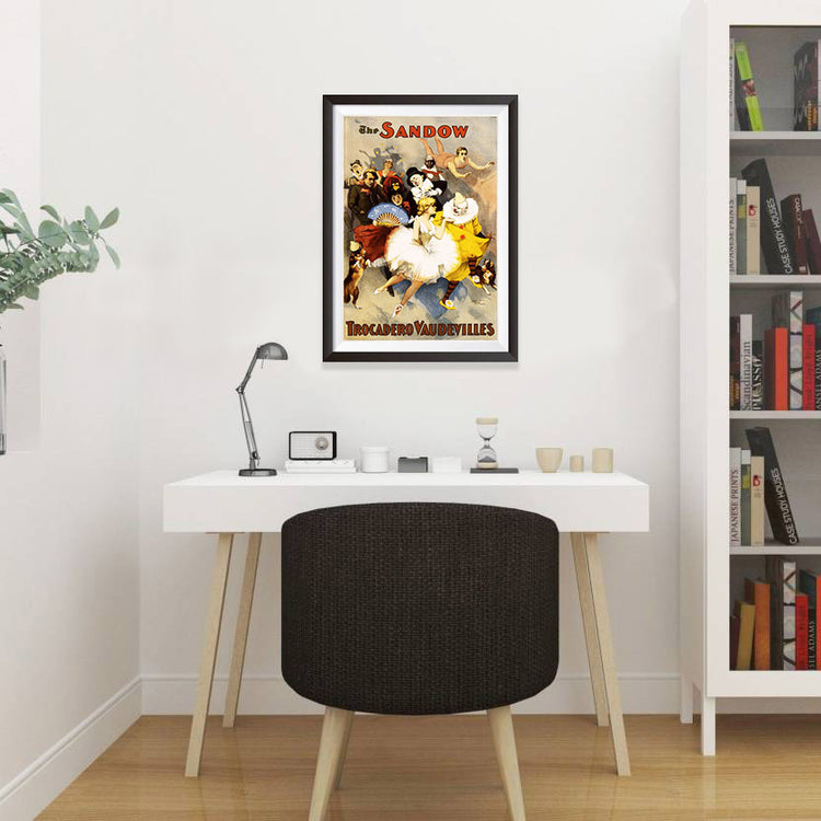 The Sandow Trocadero Vaudevilles Vintage Ad Poster