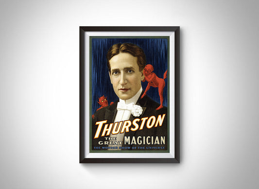 Thurston the Great Magician (1914) Vintage Ad Poster