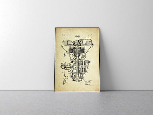 Transmission Patent Poster (1930, H. Ford)