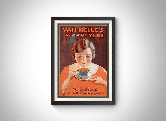 Van Nelle Afternoon Tea Vintage Ad Poster