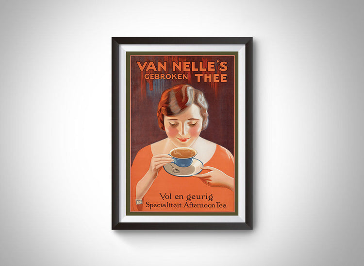 Van Nelle Afternoon Tea Vintage Ad Poster