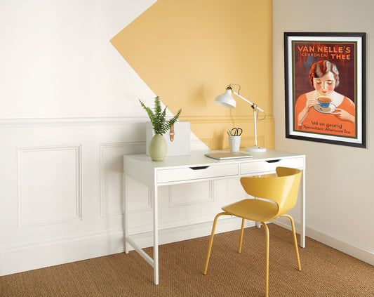 Van Nelle Afternoon Tea Vintage Ad Poster
