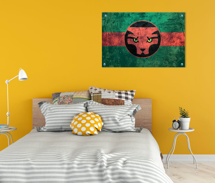 Wakanda (Black Panther) Flag Graffiti Wall Art