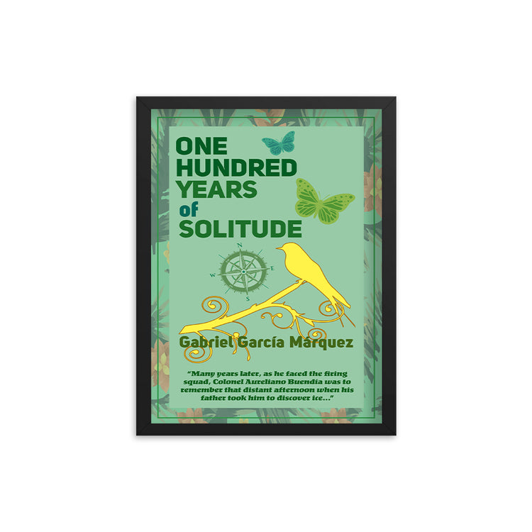 One Hundred Years of Solitude by Gabriel García Márquez Book Poster