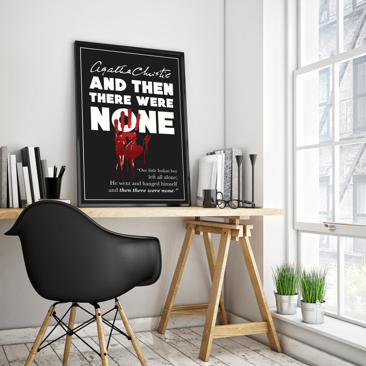 And Then There Were None by Agatha Christie Book Poster