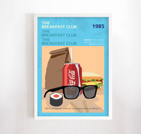 The Breakfast Club (1985) Minimalistic Film Poster