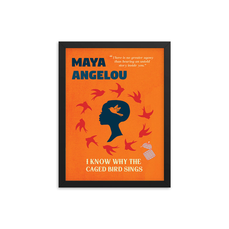 I Know Why the Caged Bird Sings by Maya Angelou Book Poster