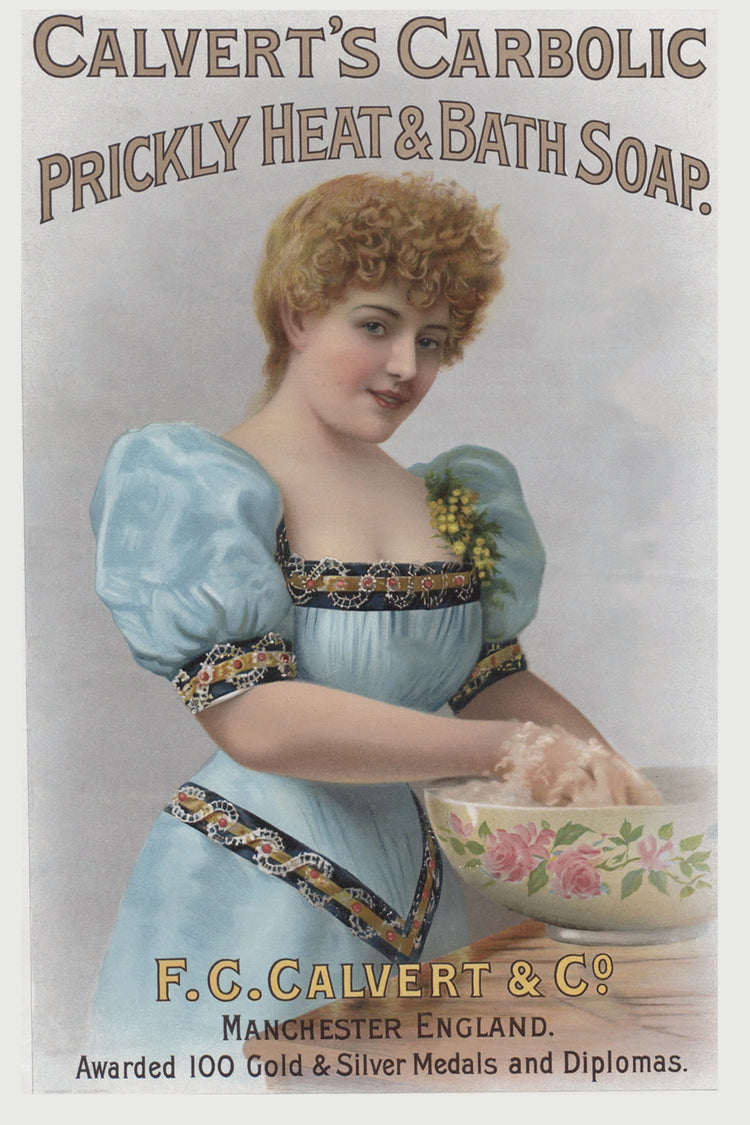 Calvert's Carbolic Bath Soap (1899) Vintage Ad Poster
