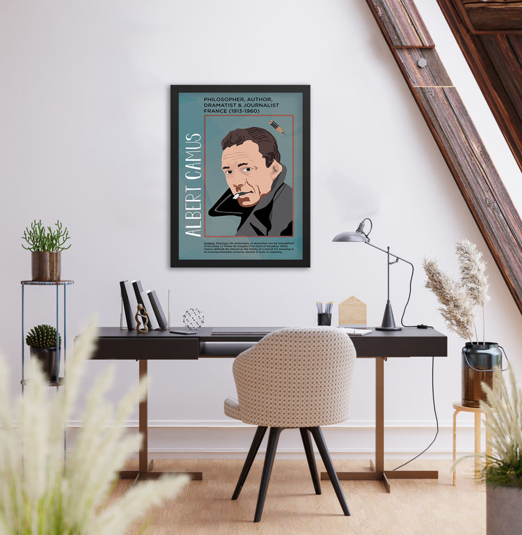 Albert Camus Poster Wall Decor