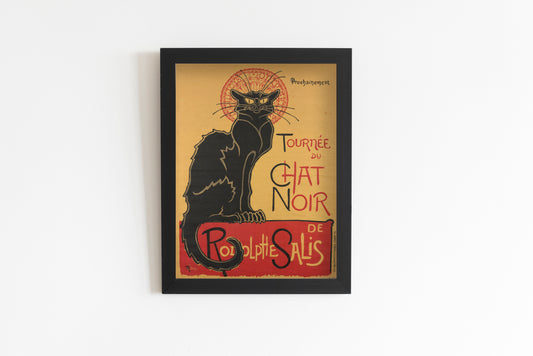 La tournée du Chat Noir de Rodolphe Salis (1896) Vintage Poster