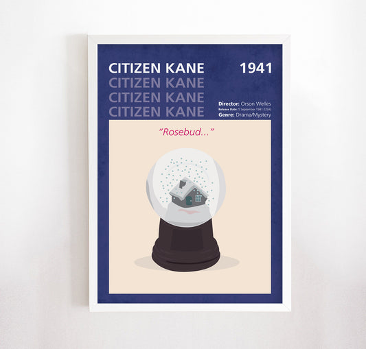 Citizen Kane (1941) Minimalistic Poster