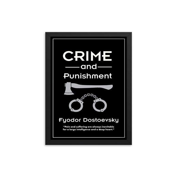 Crime & Punishment by Fyodor Dostoevsky Book Poster