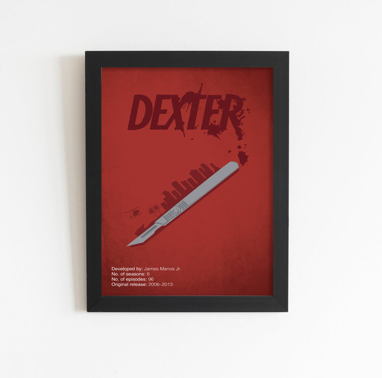 Dexter (2006-2013) Minimalistic TV Poster