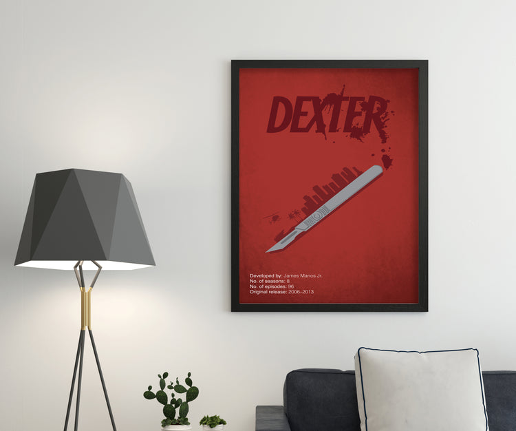 Dexter (2006-2013) Minimalistic TV Poster