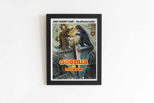 Godzilla vs. Megalon Movie Poster (1973)