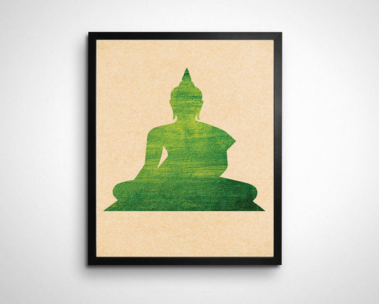 Green Buddha Yoga Studio Wall Art