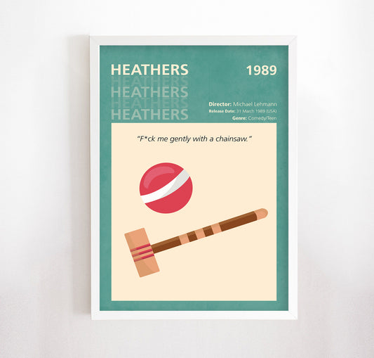 Heathers (1989) Minimalistic Film Poster