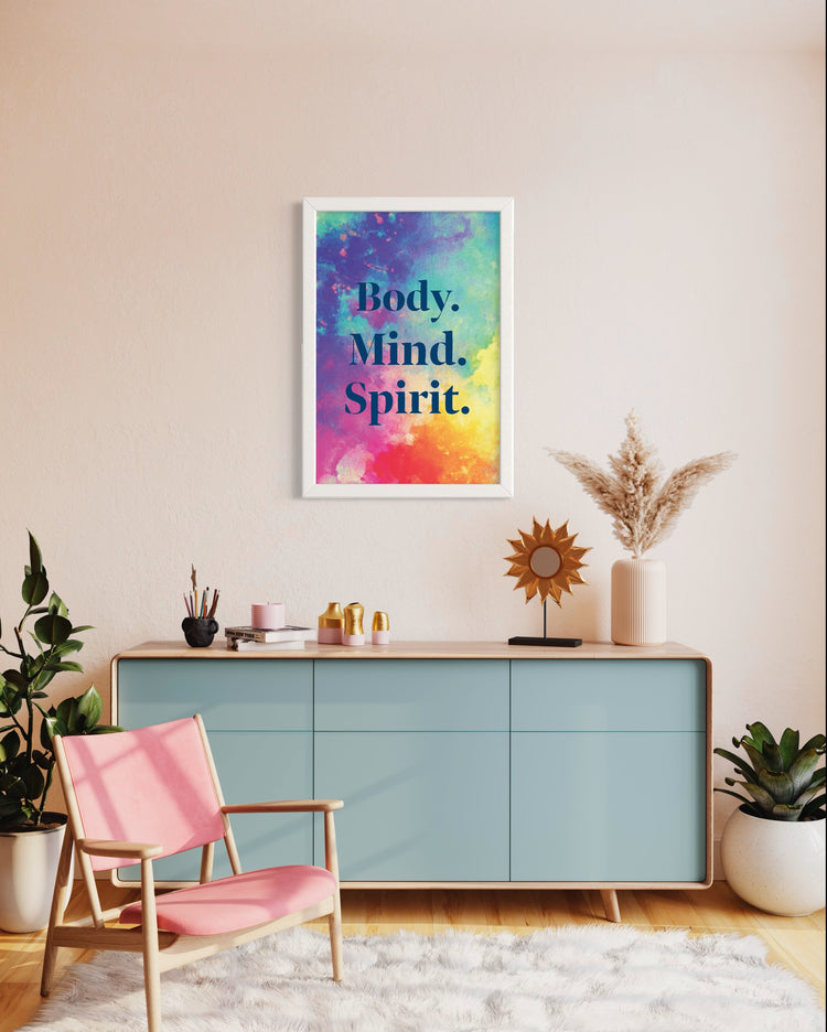 Body. Mind. Spirit. Wall Art