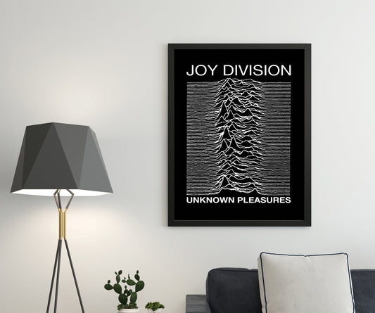 Joy Division "Unknown Pleasures" Concert Poster