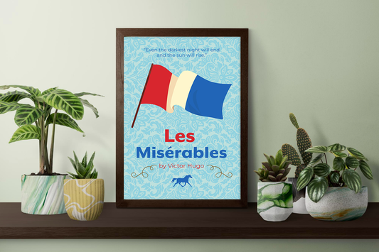 Les Misérables by Victor Hugo Book Poster