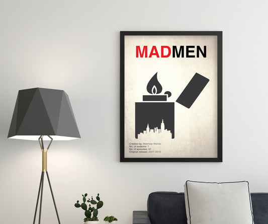 Mad Men (2007-2015) Minimalistic TV Poster