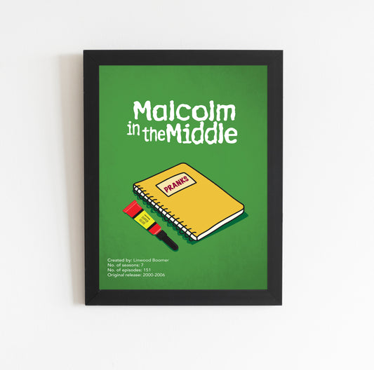 Malcolm in the Middle (2000-2006) Minimalistic TV Poster