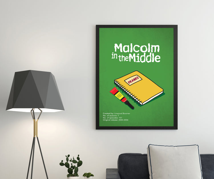 Malcolm in the Middle (2000-2006) Minimalistic TV Poster