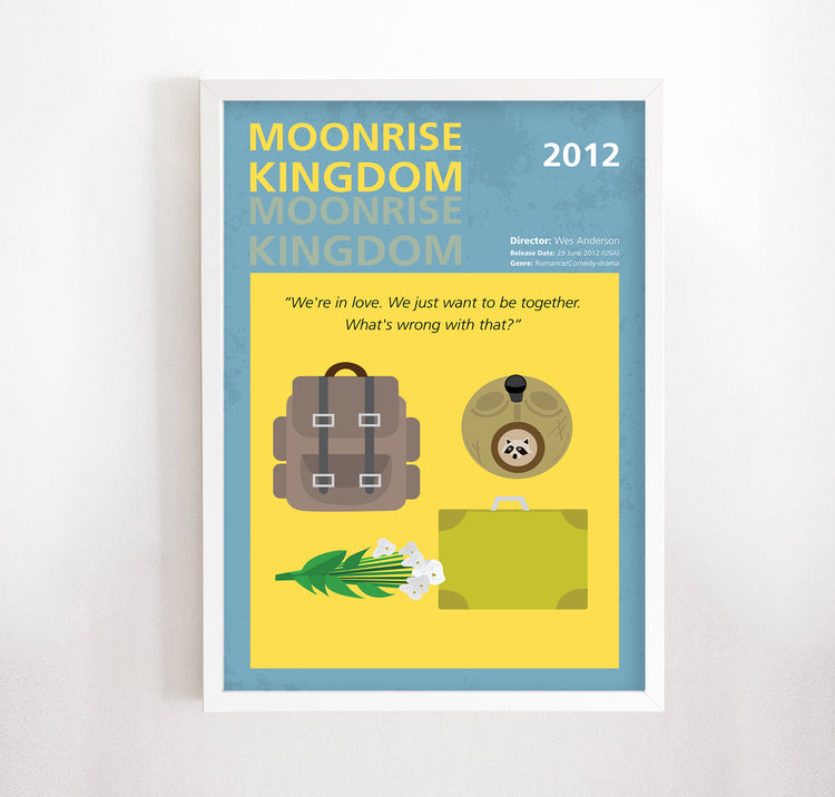 Moonrise Kingdom (2012) Minimalistic Film Poster