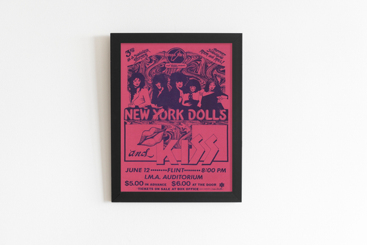 New York Dolls Vintage Concert Poster