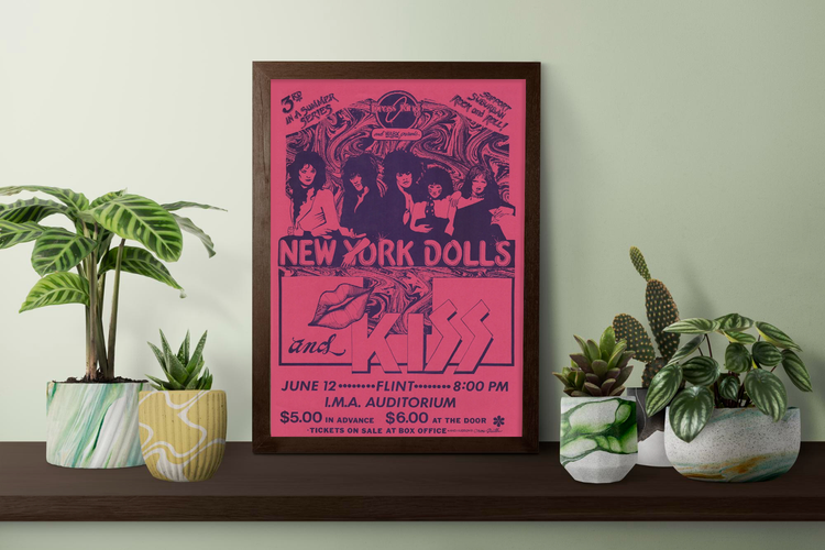 New York Dolls Vintage Concert Poster