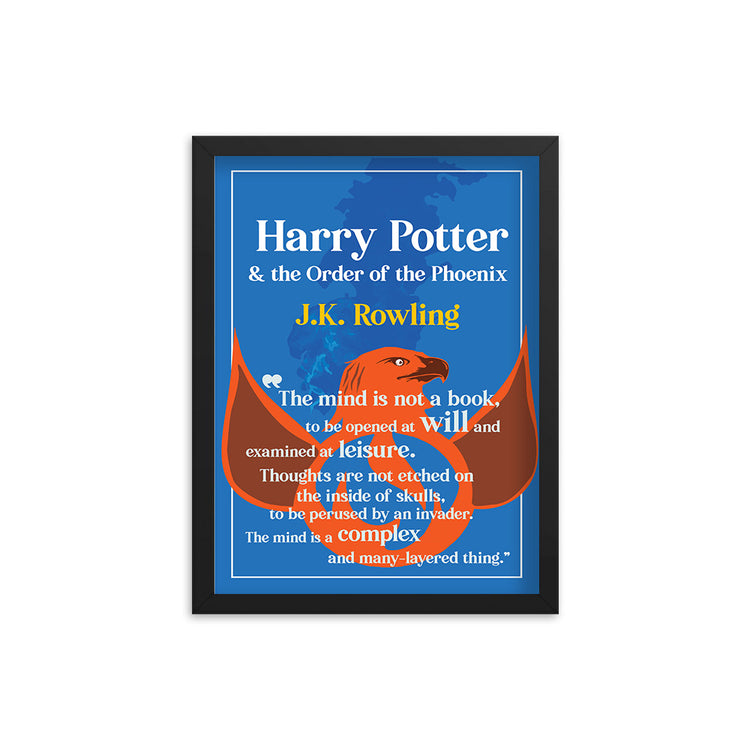 Harry Potter & the Order of the Phoenix by J.K. Rowling Book Poster