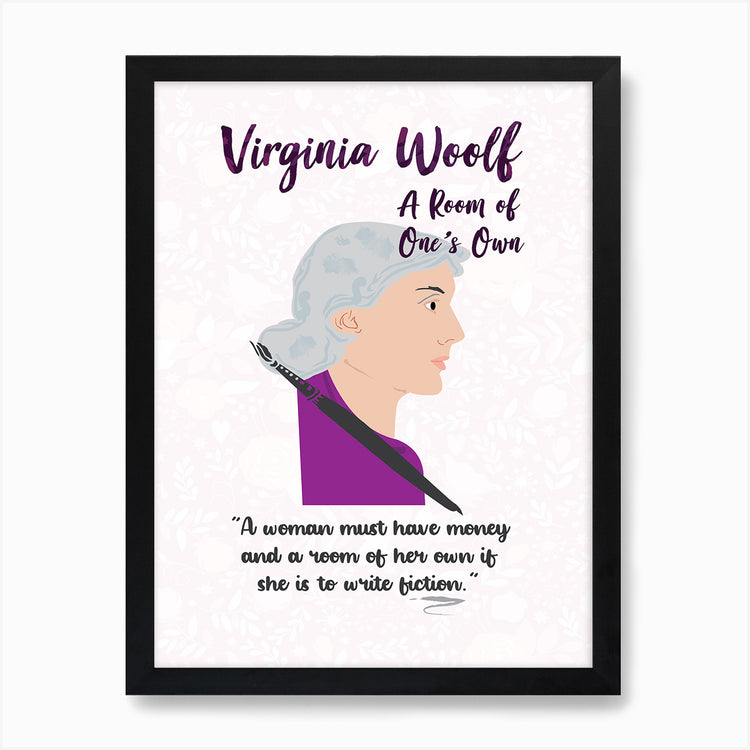 A Room of One's Own by Virginia Woolf Book Poster