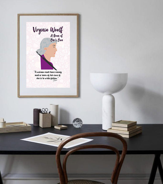 A Room of One's Own by Virginia Woolf Book Poster