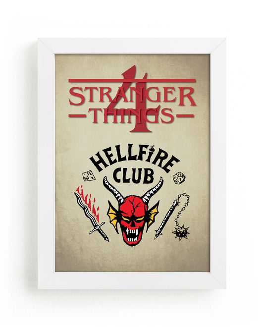 Stranger Things Season 4 Minimalist Poster