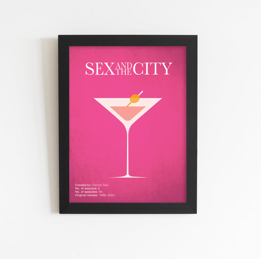 Sex and the City (1998-2004) Minimalistic TV Poster