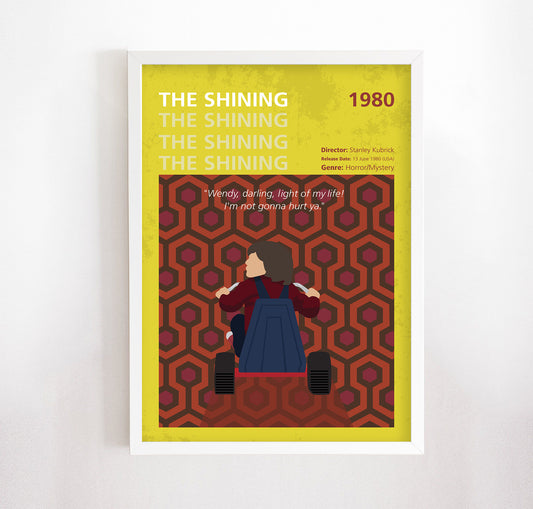 The Shining (1980) Minimalistic Film Poster