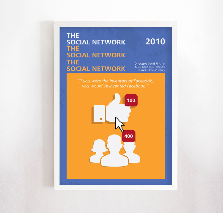 The Social Network (2010) Minimalistic Film Poster