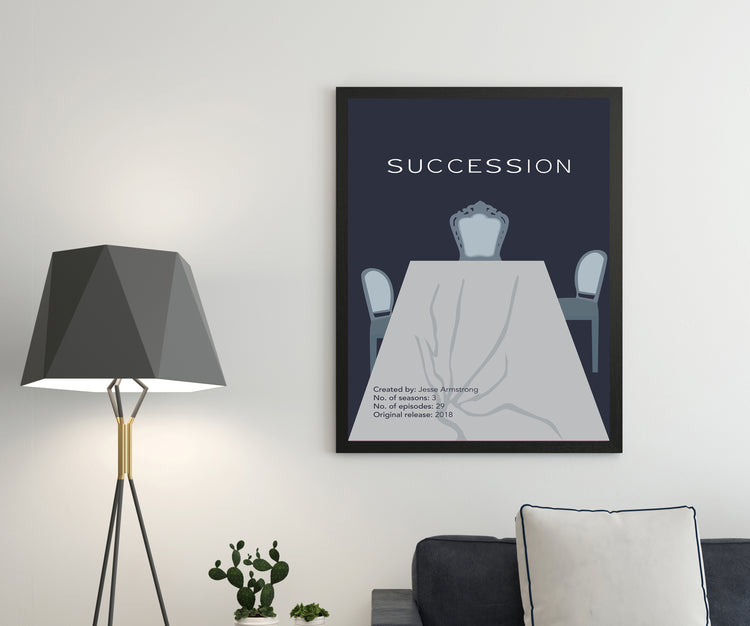 Succession (2018-2023) Minimalistic TV Poster