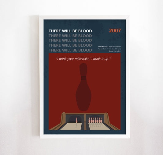 There Will Be Blood (2007) Minimalistic Film Poster