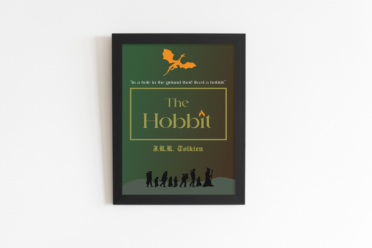 The Hobbit (Alternative Design) by J. R. R. Tolkien Book Poster